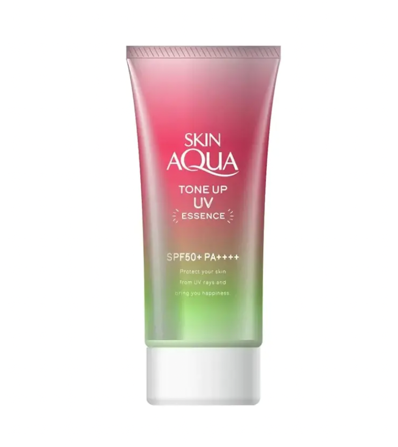 SKIN AQUA Tone Up UV Essence (Happiness Aura Rose)