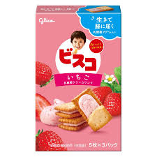 Glico Bisco Strawberry Biscuit 81g